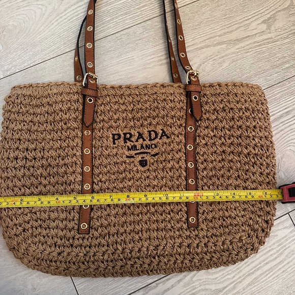 Prada Straw Tote Bag - Picture 3 of 6